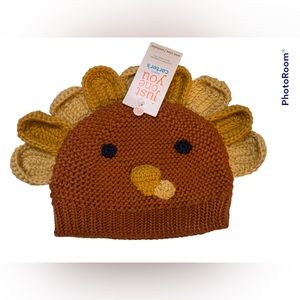 Carters Baby Turkey Thanksgiving Holiday Beanie Hat